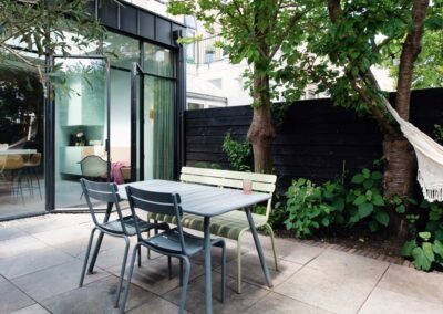 Uitbouwen en restylen van een woning op de Mauritsstraat Utrecht