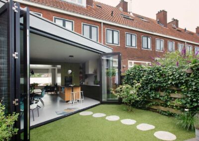 Uitbreiden en verbouw gehele begane grond Wielingenstraat